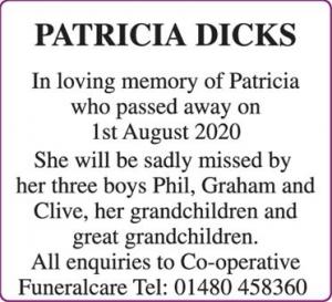 PATRICIA DICKS