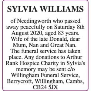 SYLVIA WILLIAMS