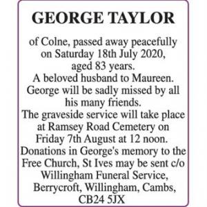 GEORGE TAYLOR