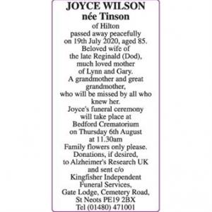 JOYCE WILSON