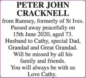 PETER JOHN CRACKNELL