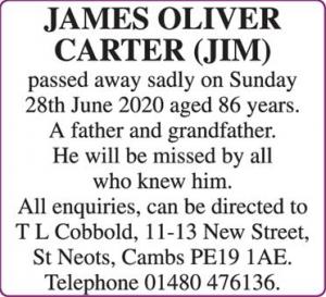 JAMES OLIVER CARTER (JIM)