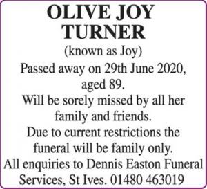 OLIVE JOY TURNER