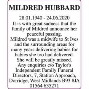 MILDRED HUBBARD