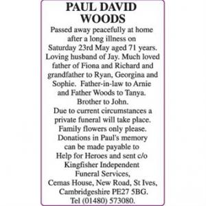 PAUL DAVID WOODS