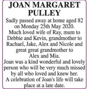 JOAN MARGARET PULLEY