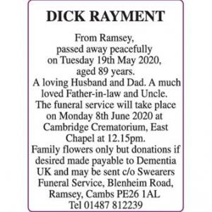 DICK RAYMENT