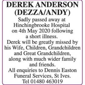 DEREK ANDERSON 
(Dezza/Andy)