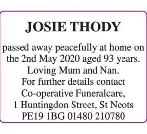 JOSIE THODY