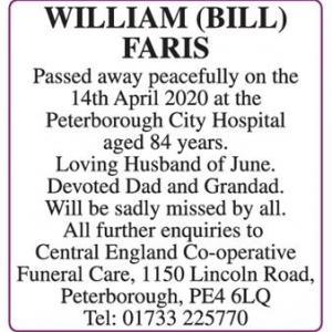 WILLIAM (BILL) FARIS