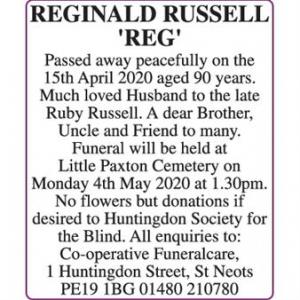 REGINALD RUSSELL 
REG