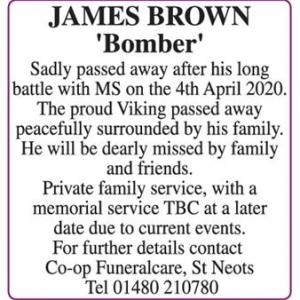 JAMES BROWN 
Bomber