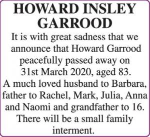 HOWARD INSLEY GARROOD