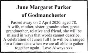 June Margaret Parker