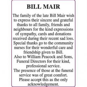 BILL MAIR