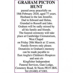 GRAHAM PICTON HUNT