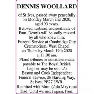 DENNIS WOOLLARD