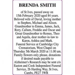 BRENDA SMITH