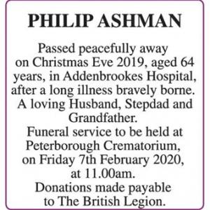 PHILIP ASHMAN