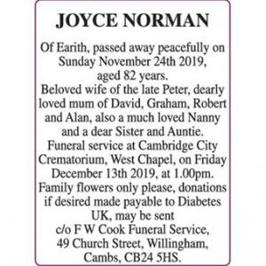 JOYCE NORMAN