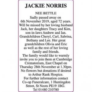 JACKIE NORRIS