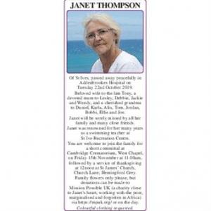 JANET THOMPSON