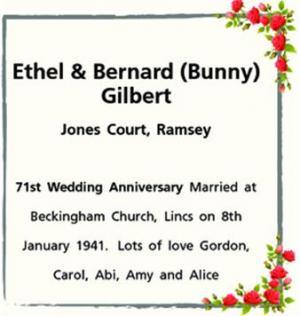 Ethel - Bernard (Bunny) Gilbert