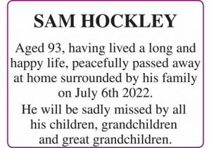 SAM HOCKLEY