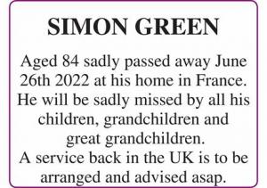 SIMON GREEN