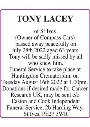 TONY LACEY