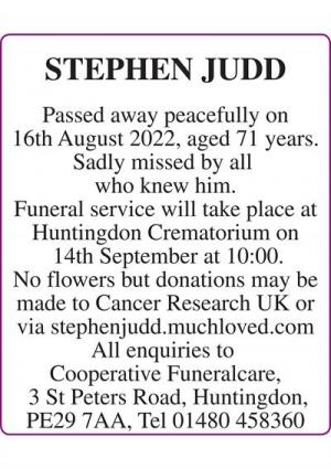 STEPHEN JUDD