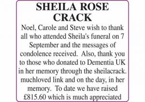 SHEILA ROSE CRACK