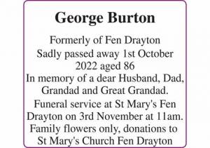 GEORGE BURTON