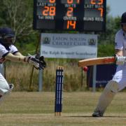 Rob Channon made 114 not out as Eaton Socon seconds beat Bharat Sports.