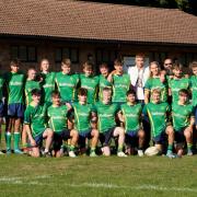 Huntingdon Colts face the camera