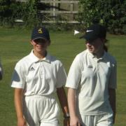 Ava Kemp and Alycia Pilkington became the first females to play a senior game together at Waresley.