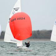 Grafham Water Sailing Club offer strong fleet sailing for Flying Fifteens.