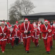 The Ramsey Rotary Club have held their very first Santa family fun run