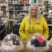 Carol Moore Owner of Snik Snax on Huntingdon High Street