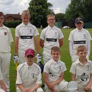 Upwood Cricket Club\'s U13 team who became county champions.