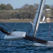 Hugh Macgregor was in dominant mood for Grafham Water Sailing Club at the Ronstan A-Class Catamaran National Championship.