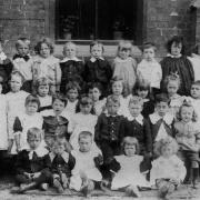 There are many fascinating finds at the St Neots Museum, including this image showing school children in the 1900s.