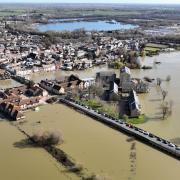 Geoff Soden took this photo from the air on Saturday.