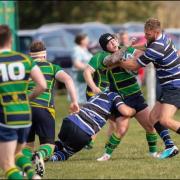 St Ives Number eight, Michael Sykes, was shown a controversial yellow card midway through the first half for a high shot on Roger Shakespeare.