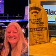 Black Cat Radio's Brian Dobson and Jenny Jefferies attended the awards ceremony and picked up their coveted trophies.