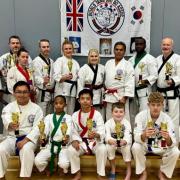 Some of the medal winners from Cambridgeshire.