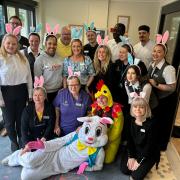 The Henbrook House staff celebrating Easter.