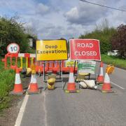 Huntingdonshire road closures in place.