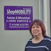 Celia Barden is the manager of Hunts Shopmobility.