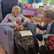 Land Army Girl Olive Porritt (nee Boyes), who is a resident at Field House Care Home in Eye, Peterborough, celebrated her 100th birthday on May 22.
